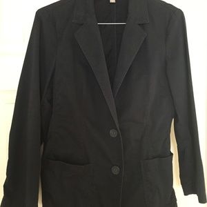 J.Jill Petite Medium Blue Cotton Blazer Jacket